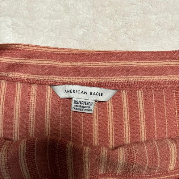 American Eagle Outfitters True Wrap Mini Skirt Striped Size XS - Picture 5 of 7
